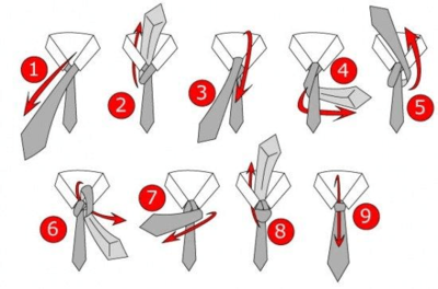 高级领带系法